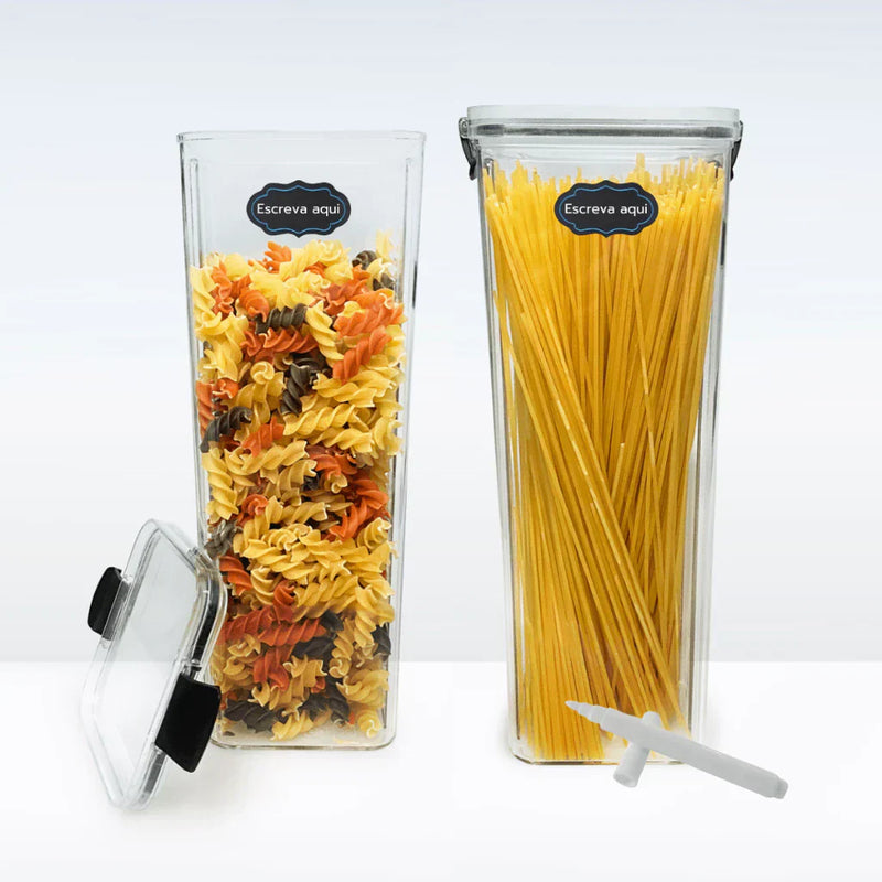 Potes Herméticos com Trava e Alta Vedação